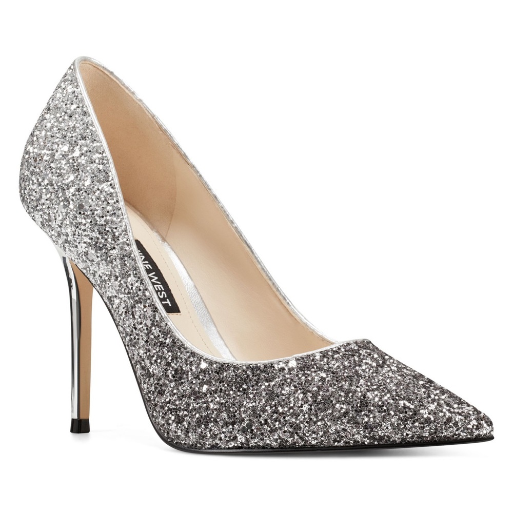 Nine West Pointy Toe Bliss Ombré glitter pump NWOT